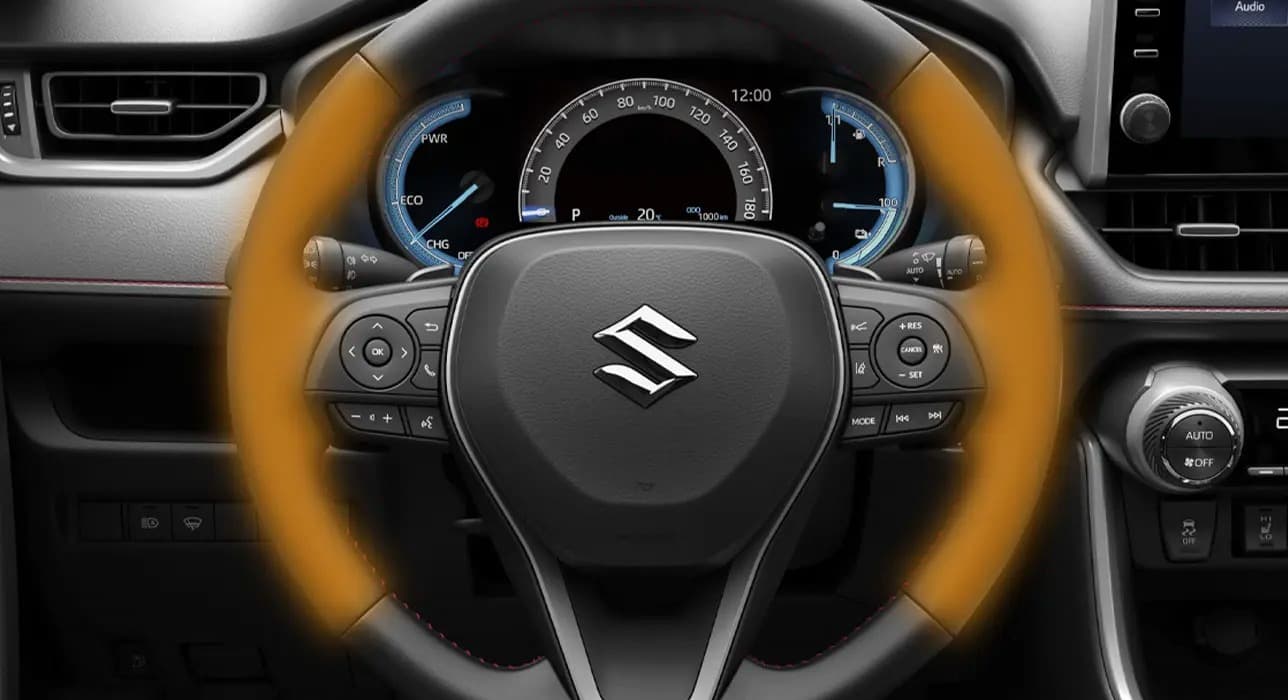Suzuki Across kényelmi funkció: fűthető kormánykerék
