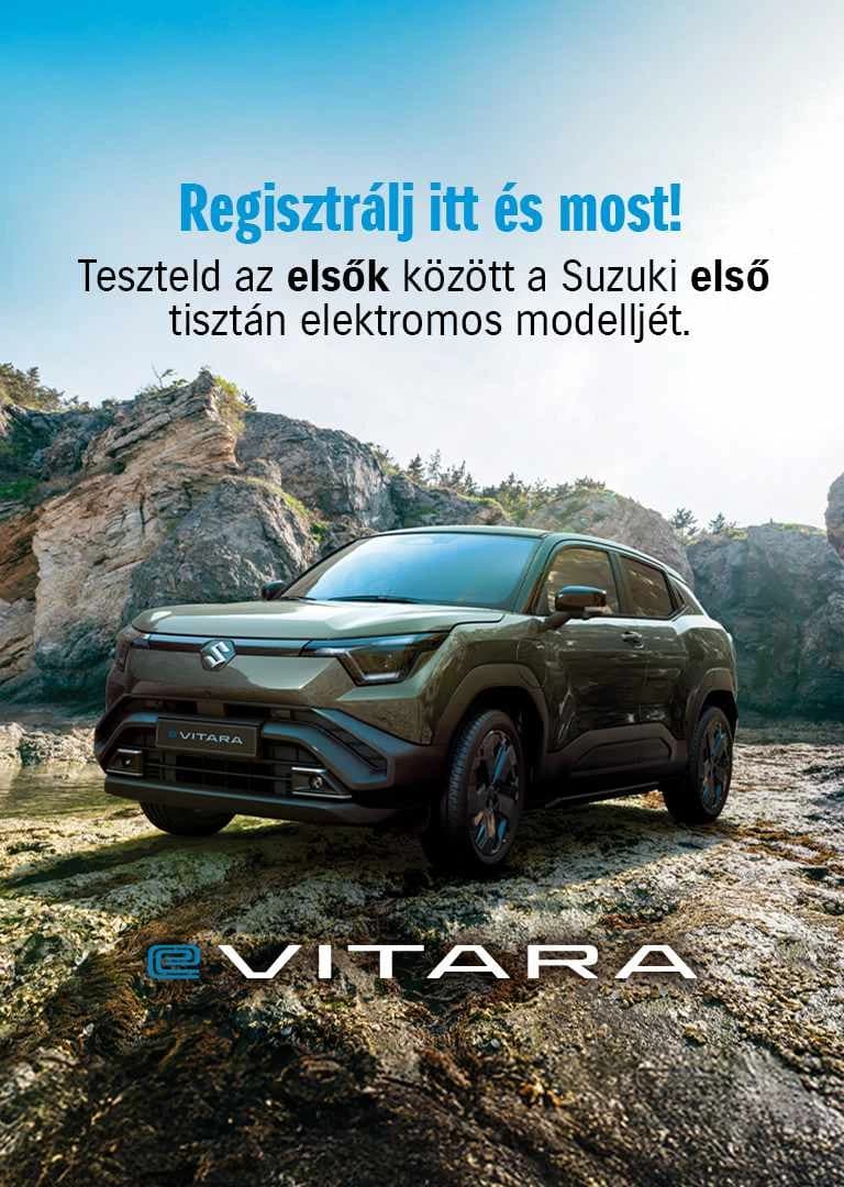 Suzuki eVITARA elektromos SUV terepen