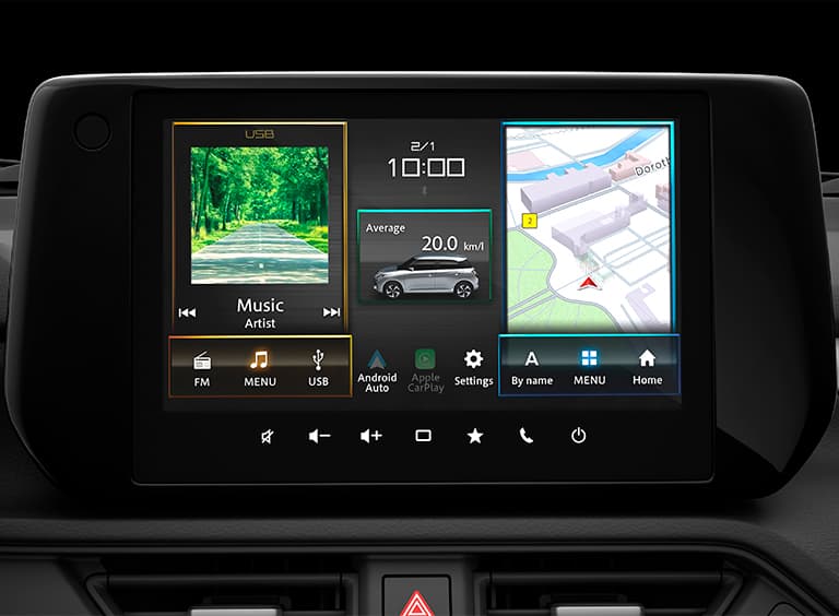 Suzuki Swift multimédia rendszer 9 colos érintőképernyővel