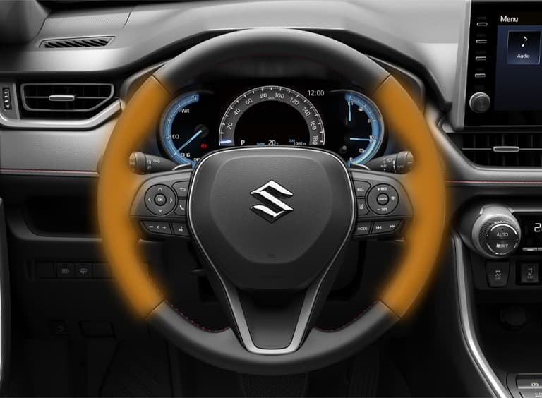 Suzuki Across kényelmi funkció: fűthető kormánykerék